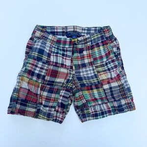 Polo Ralph Lauren Boys Plaid Shorts size 6, Patchwork style